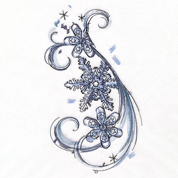Mesmerized by Winter Snowflakes Spray