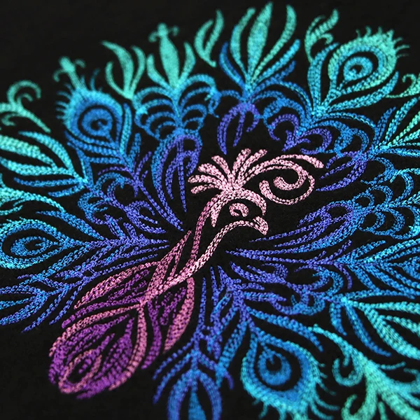 Mesmerizing Calligraphic Peacock - Image 4