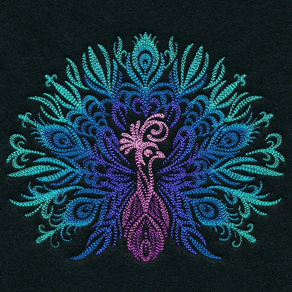 Mesmerizing Calligraphic Peacock - Image 5