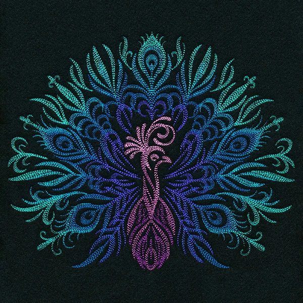 Mesmerizing Calligraphic Peacock - Image 7