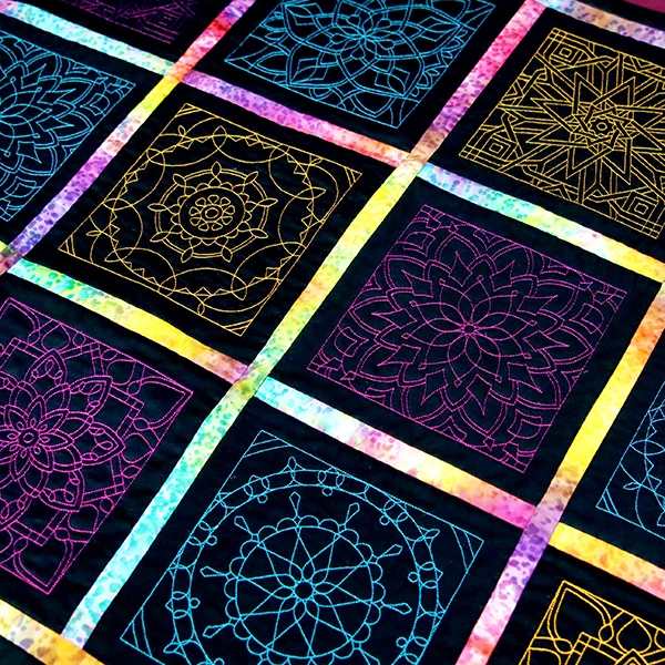 Mesmerizing Mandala Quilting Square 3 - Image 2