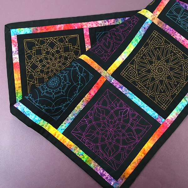 Mesmerizing Mandala Quilting Square 4 - Image 16