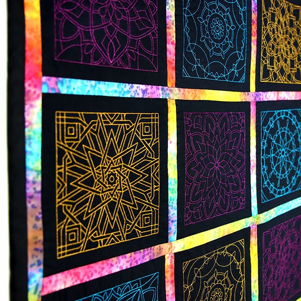 Mesmerizing Mandala Quilting Square 4 - Image 9
