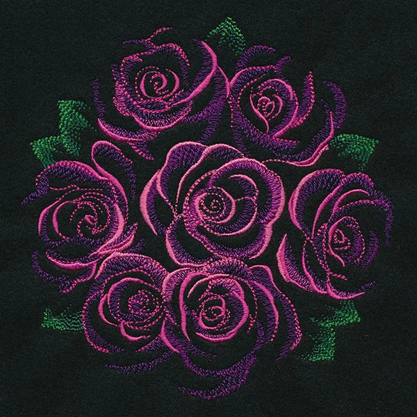 Midnight Rose Bouquet - Image 7