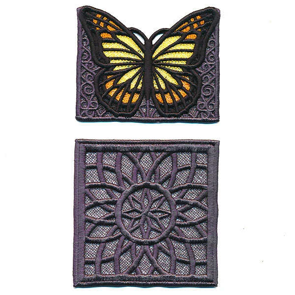 Monarch Butterfly Lantern (Lace) - Image 3
