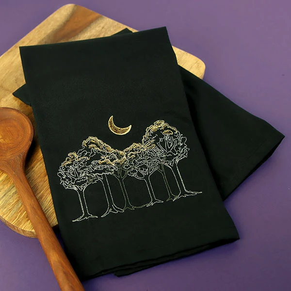 Moonlit Forest Scene - Image 8