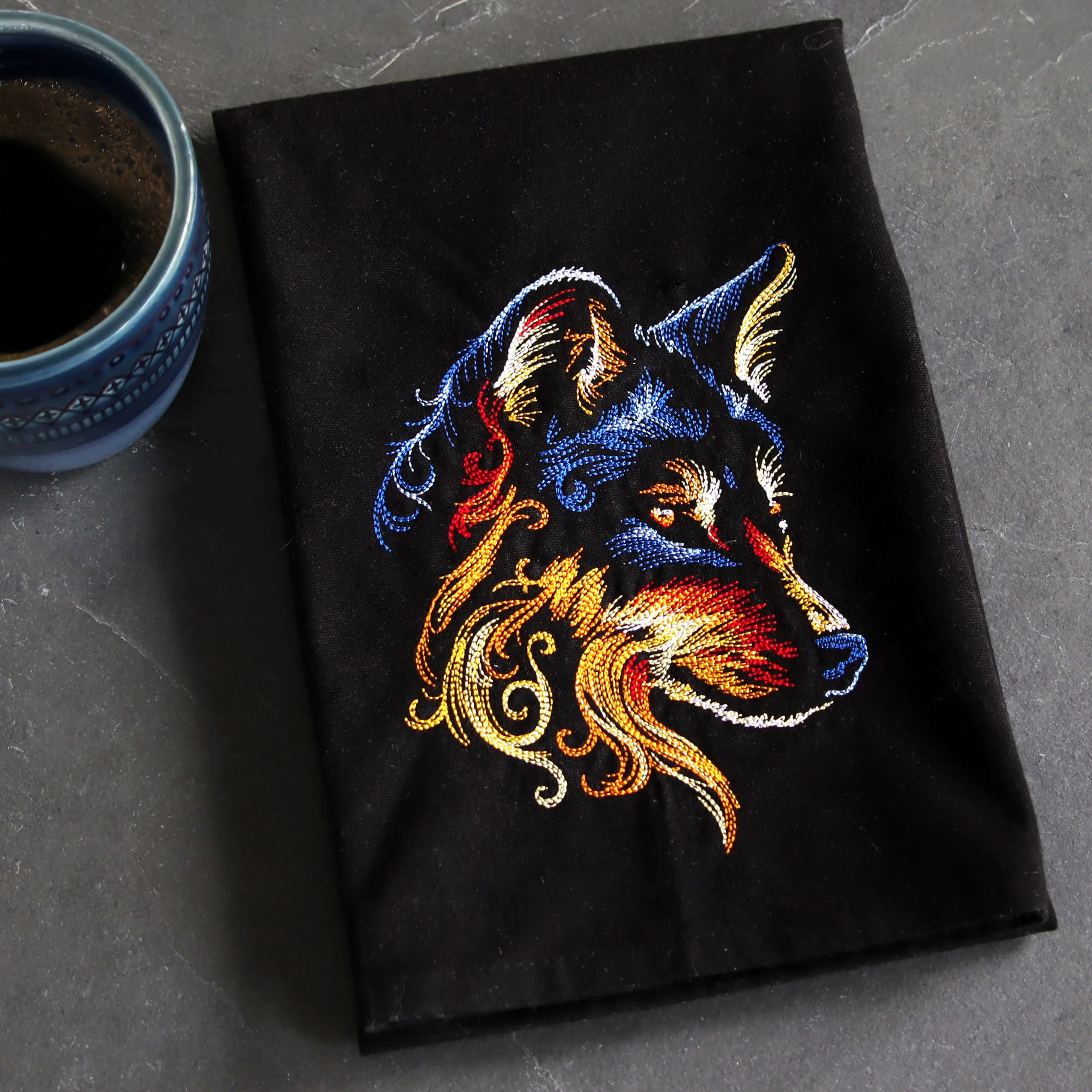 Moonlit Glow & Swirls Wolf - Image 4