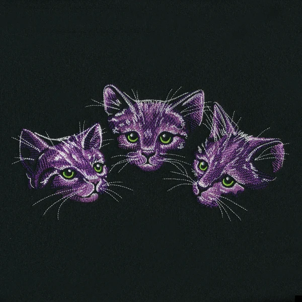 Moonlit Kitten Trio - Image 2