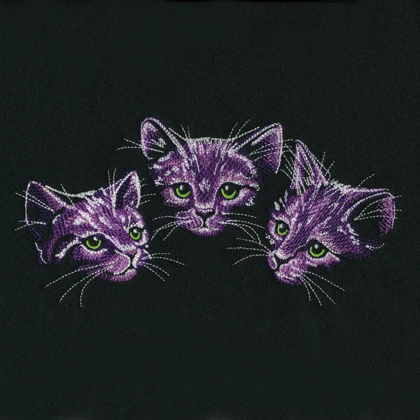Moonlit Kitten Trio - Image 3