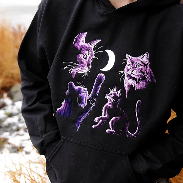 Moonlit Kitties - Poised - Image 10