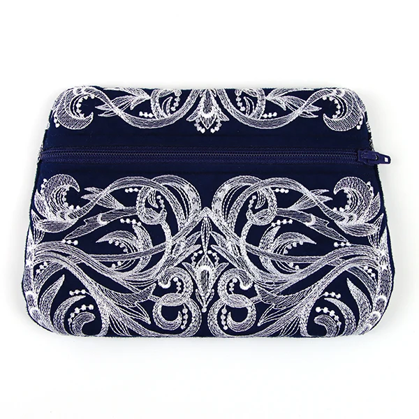 Moonlit Magic Lined Zipper Pouch (In-the-Hoop) - Image 5
