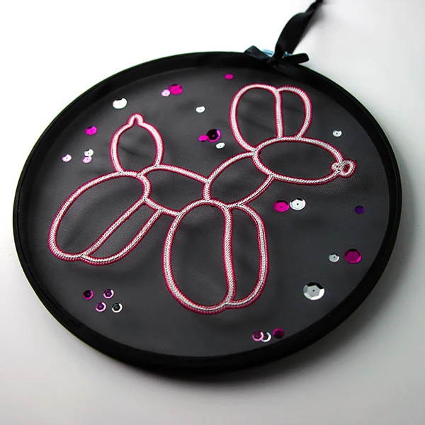 Neon Glow Balloon Dog - Image 4