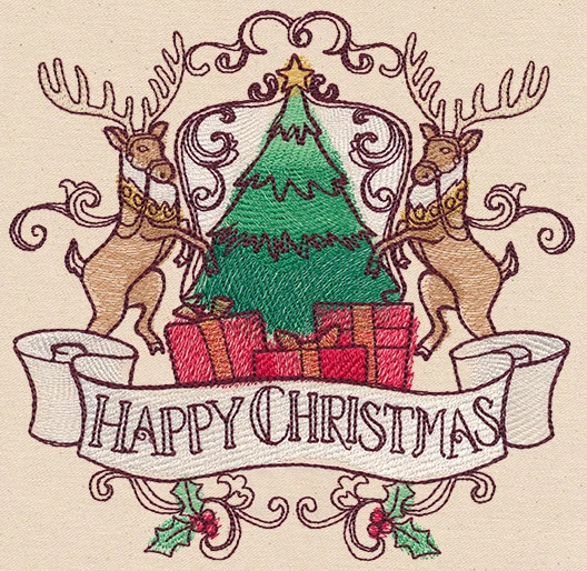 North Pole Express - Happy Christmas Crest - Image 2