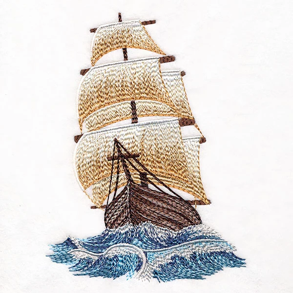 On the High Seas Clipper Ship - Image 3
