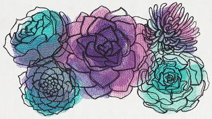 Painted Succulents - Image 3