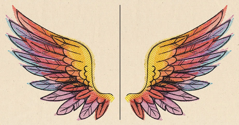 Painted Wings (Wing Pair)