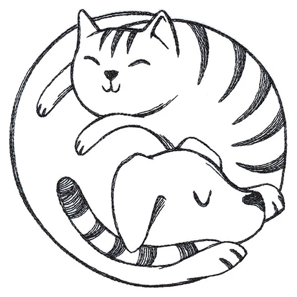 Paw-sitively Snuggly Cat & Dog - Image 4
