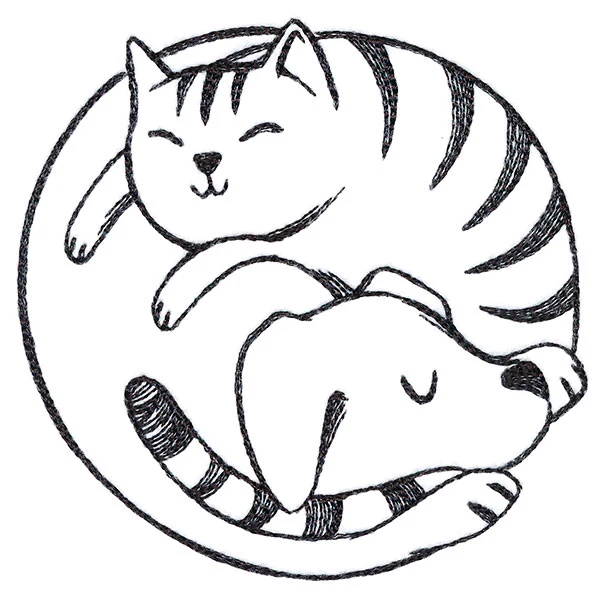 Paw-sitively Snuggly Cat & Dog - Image 5