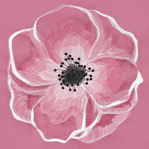 Peaceful Petals Poppy (Embossed)