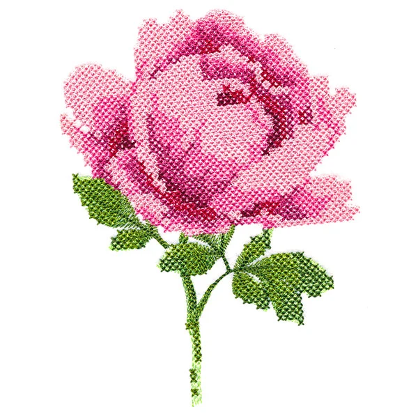 Peony in Pixels (Cross Stitch) - Image 14