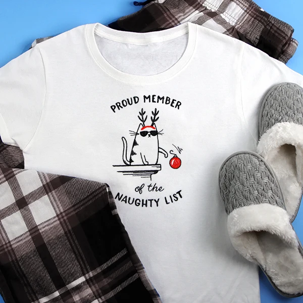 Proud Member of the Naughty List Cat - Image 4