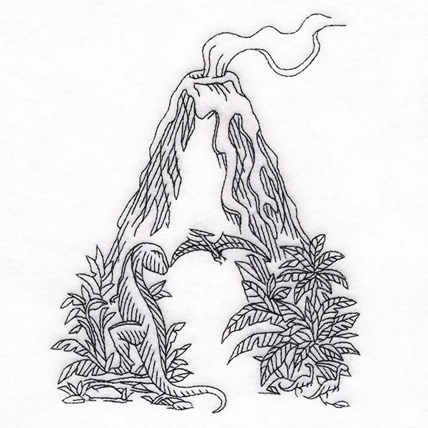 Read & Explore - Letter A Dinosaur Scene - Image 3