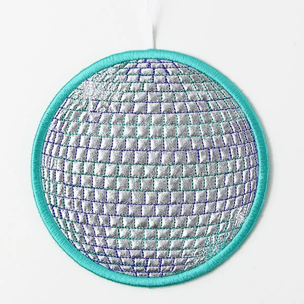 Ready to Party Disco Ball Coaster (In-the-Hoop) - Image 5