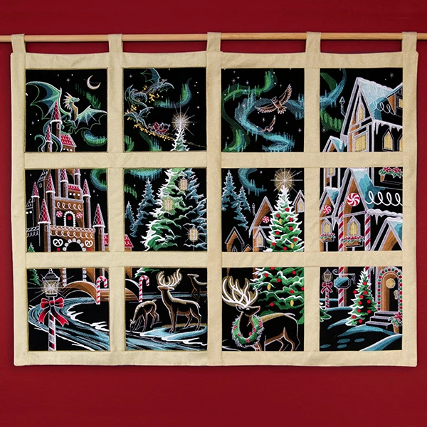 Reindeer & Gingerbread Christmas Scene II - Panel 5 - Image 15