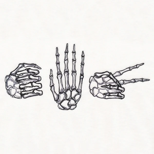 Rock Paper Skeleton