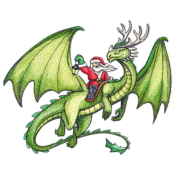 Santa and His Christmas Dragon - Image 3