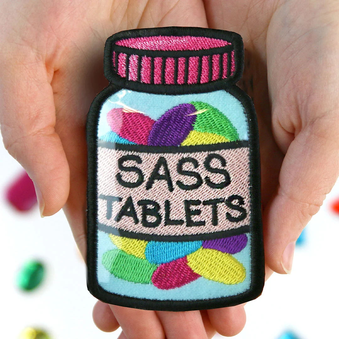 Sass Tablets (Patch) (Vinyl Applique) - Image 5