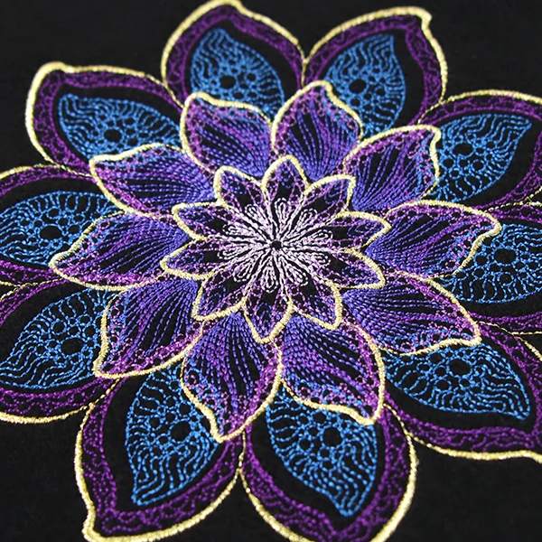 Shimmering Blooms Mandala - Image 8