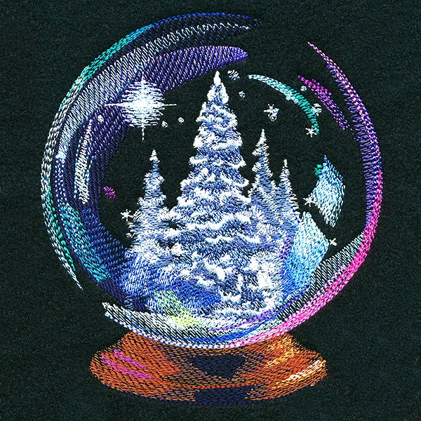 Shining Winter Forest Snow Globe - Image 3