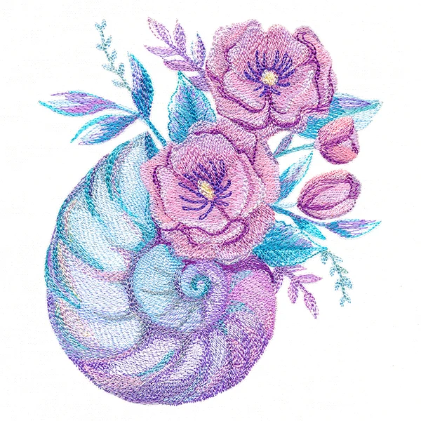 Silvered Seashell Blossom - Image 2