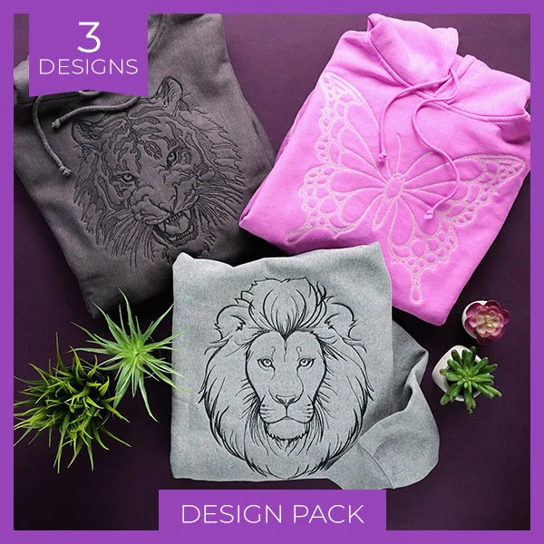 Simple Wildlife (Quilting) Design Pack - Image 9