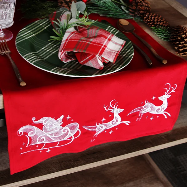 Snow Baroque Santa's Flight - Reindeer 2 - Image 8