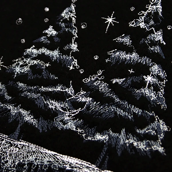 Snowy Night Forest - Image 2