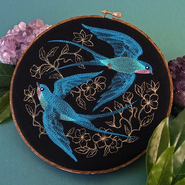 Soaring Swallows in Blooms - Image 4
