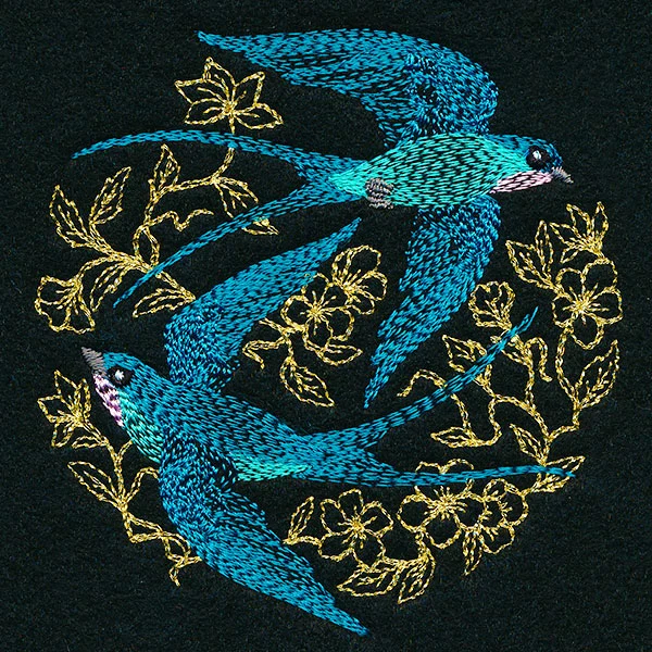 Soaring Swallows in Blooms - Image 7