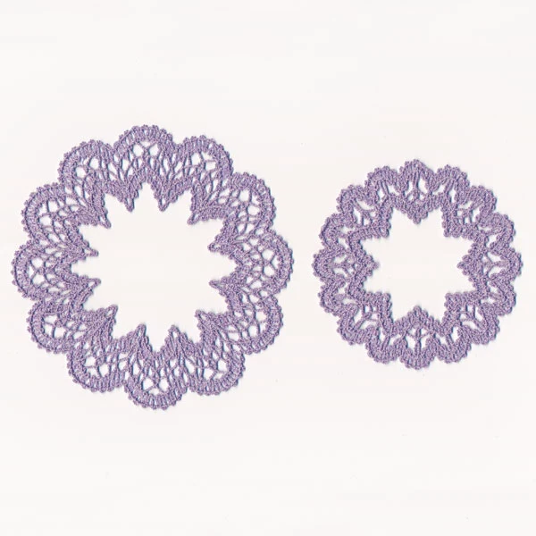 Soft Scalloped Brooch (Lace) - Image 2