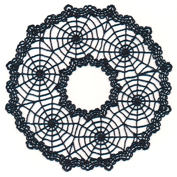 Spooky Spiderweb Doily - Open Center (Lace) - Image 12