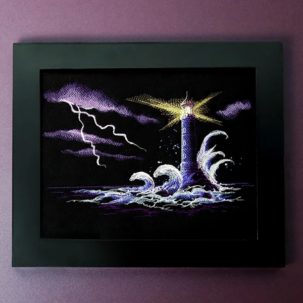 Storm At Sea Lighthouse - Image 10