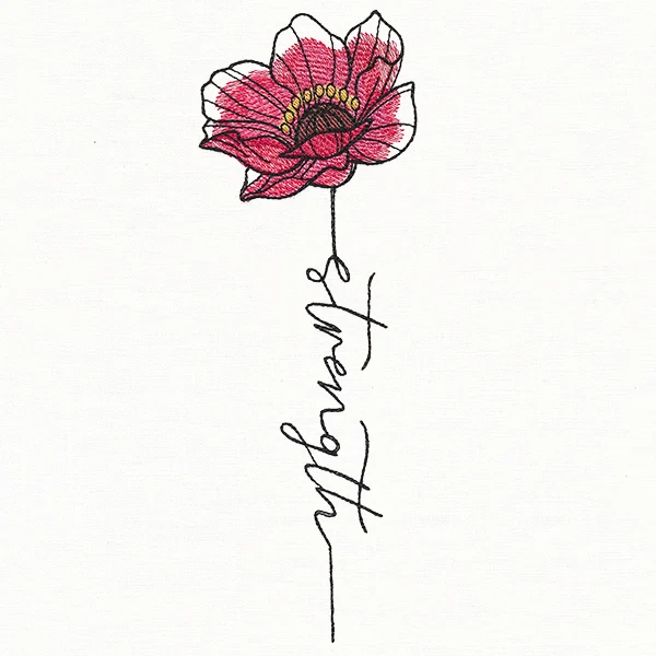Strength Poppy in Bloom - Image 2
