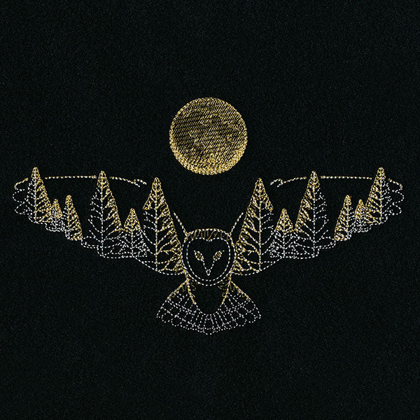 Under the Full Moon Forest Night Owl - Image 4