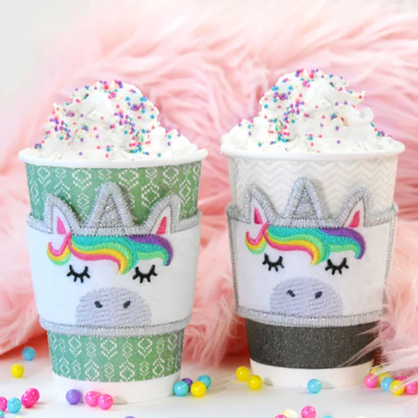 Unicorn Cup Cozy (In-the-Hoop) - Image 11