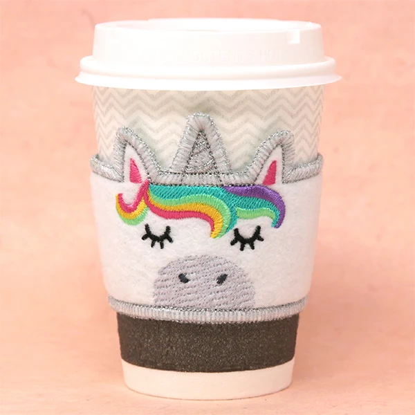 Unicorn Cup Cozy (In-the-Hoop) - Image 8