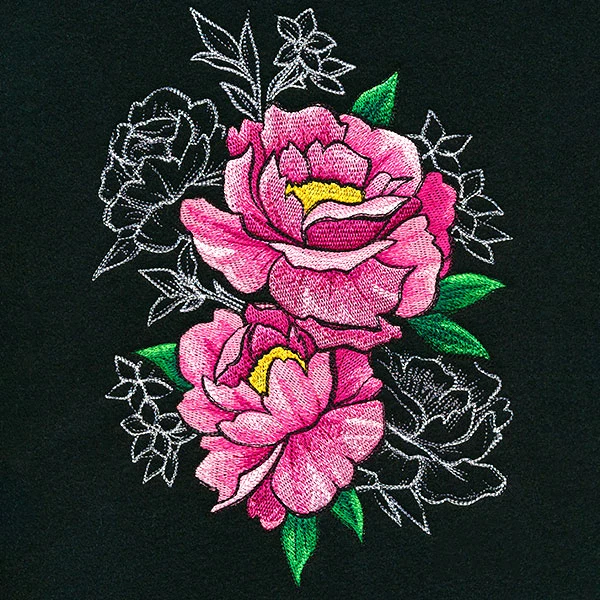 Wild Peony Spray - Image 2