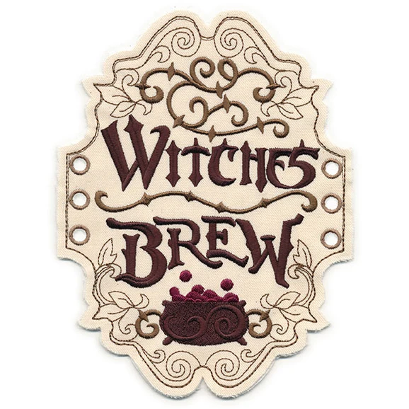 Witches Brew Apothecary Label (In the Hoop) - Image 8