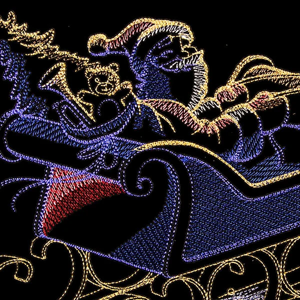 Wonder & Cheer Santa's Flight Scene 3 - Image 20