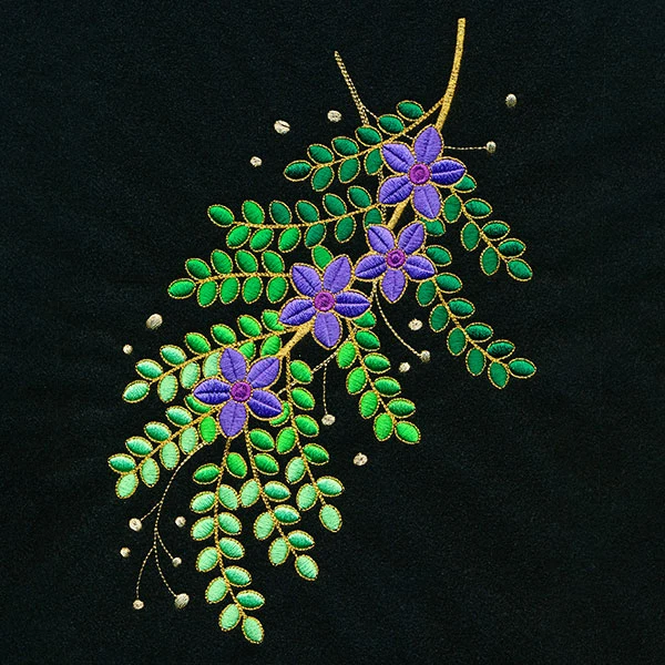 Wrapped in Gold Flowers and Botanicals Spray - Image 7